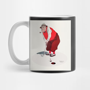 Vintage 1936 Golf Print Mug